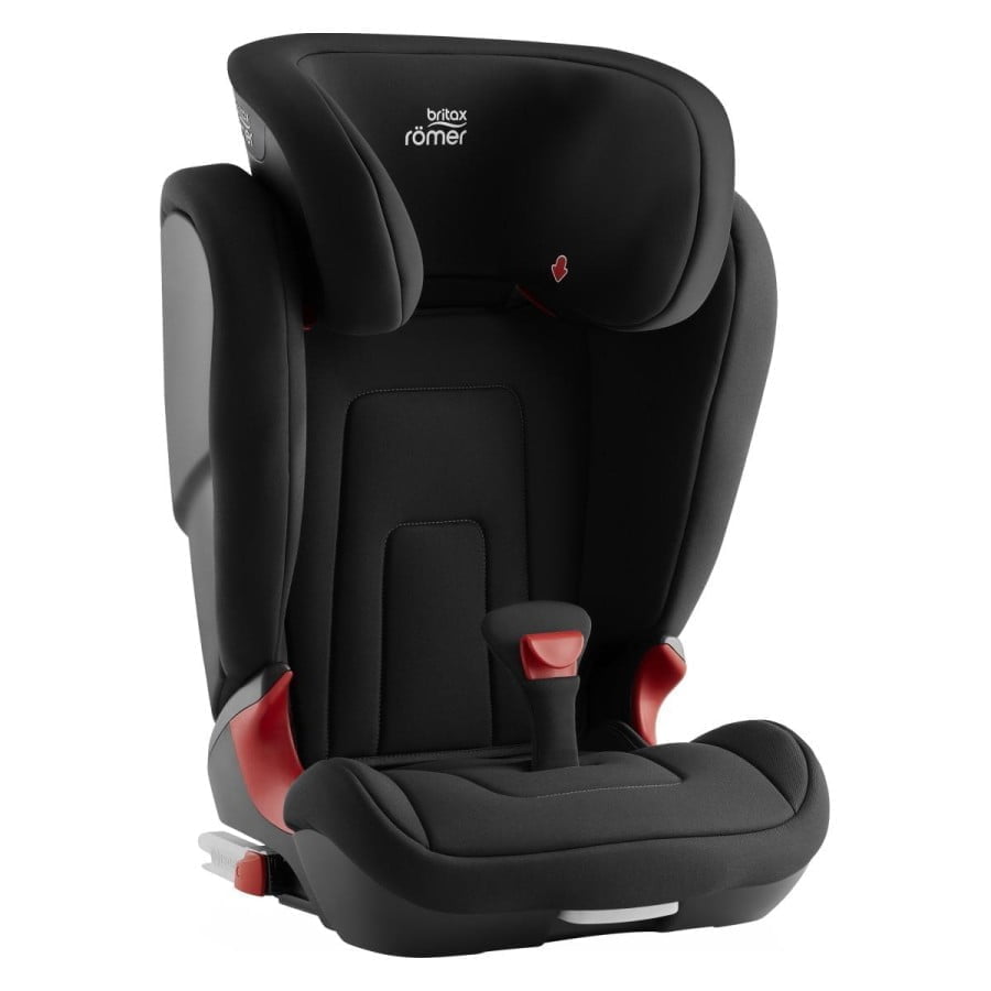 Stalno udobje – KIDFIX2 R z otrokom raste od približno od 3 do 12. leta. Zahvaljujoč V naslonjalu