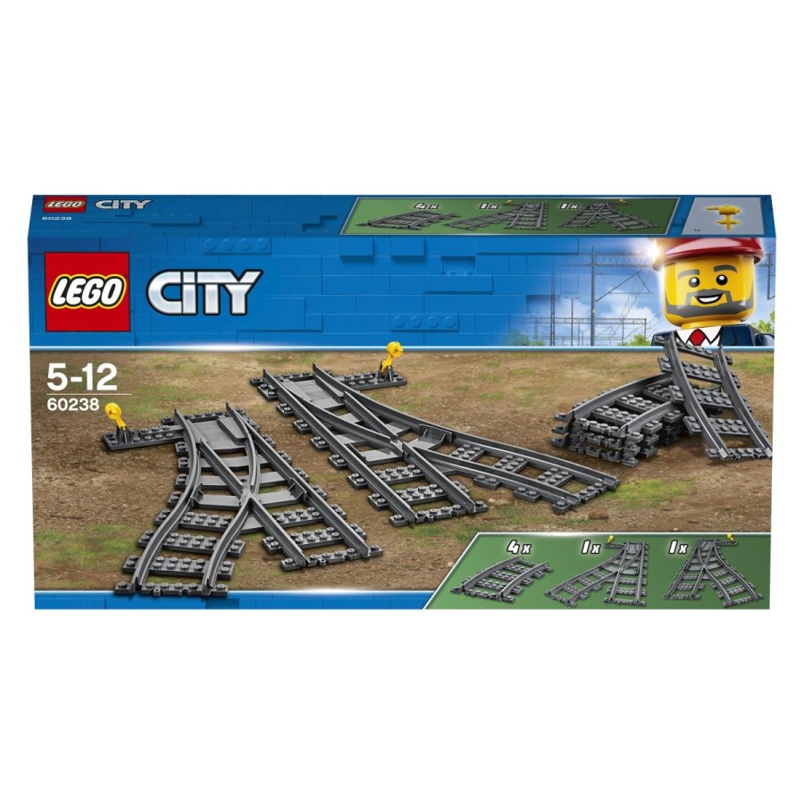 naloži na vlak potnike ali tovor in se odpravi na novo razburljivo potovanje okoli LEGO Cityja.