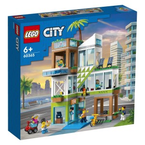Uživaj v lepem življenju v LEGO® City stanovanjskem poslopju. Ta kraj je perfekten! V stavbi je priročna trgovina