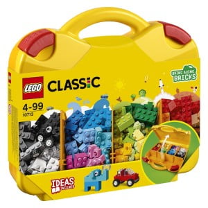Uživaj med razvrščanjem svojih LEGO® kock s pametnim in trpežnim LEGO Classic ustvarjalnim kovčkom. Odpri rumeno škatlo in na voljo boš imel vse pisane kocke