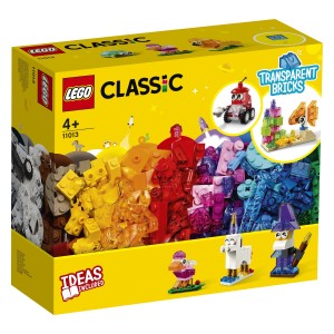 Dodajte lesk otroškim stvaritvam LEGO® z igralnim kompletom LEGO Classic Ustvarjalne prosojne kocke