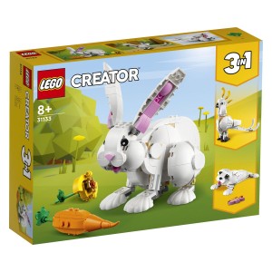Uživaj v zabavnih zgodbah s 3 različnimi modeli LEGO® živali v 1 igralnem kompletu. Poskočno se odpravi v gozd z zajčkom