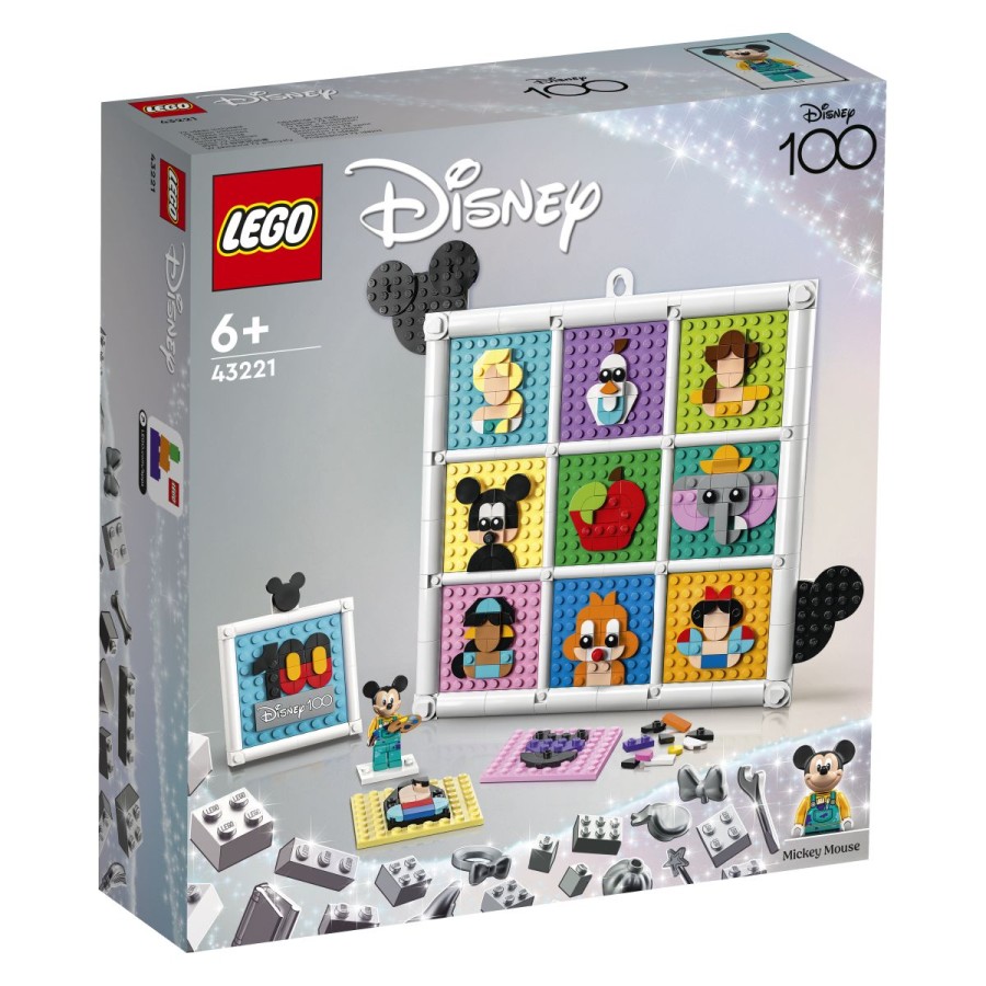 Pokaži svojo ustvarjalnost in svoje najljubše like Disney! Domišljijski komplet LEGO® ǀ Disney ti omogoča