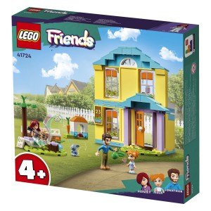 LEGO® Friends igralni komplet z dodatki na temo hrane.              Paisley in Olly sta obiskala priljubljeno kavarno v Heartlake Cityju. V njej sta pečica in kavomat v kuhinji