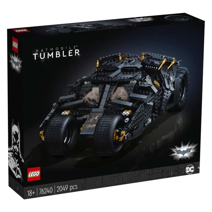 LEGO® DC Batman™ Batmobil TumblerRazstavni model bo preizkusila vaše graditeljske spretnosti in vam omogočila