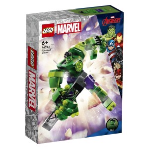Spremeni mogočnega Hulka v še večji in boljši bojni stroj! Zelenega Maščevalca posedi v kabino Hulkovega robotskega oklepa in uživaj v veliki akciji z robotovimi gibljivimi rokami