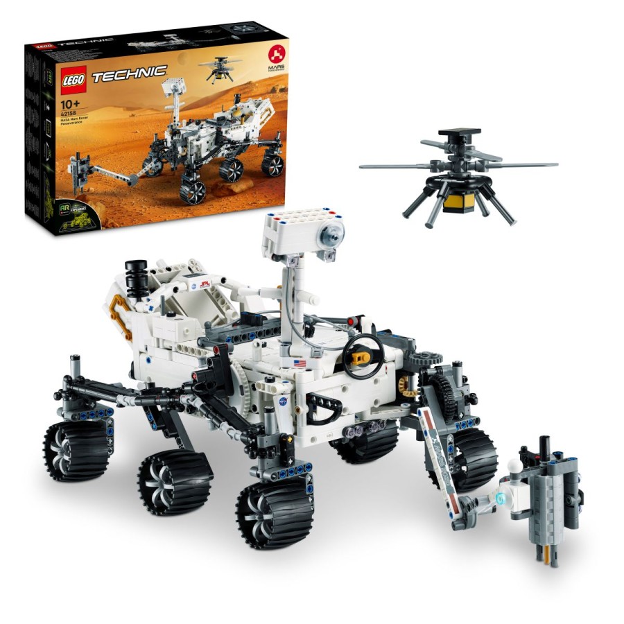 da sestaviš naslednji modelček NASINEGA roverja Mars Perseverance in njegovega tovariša