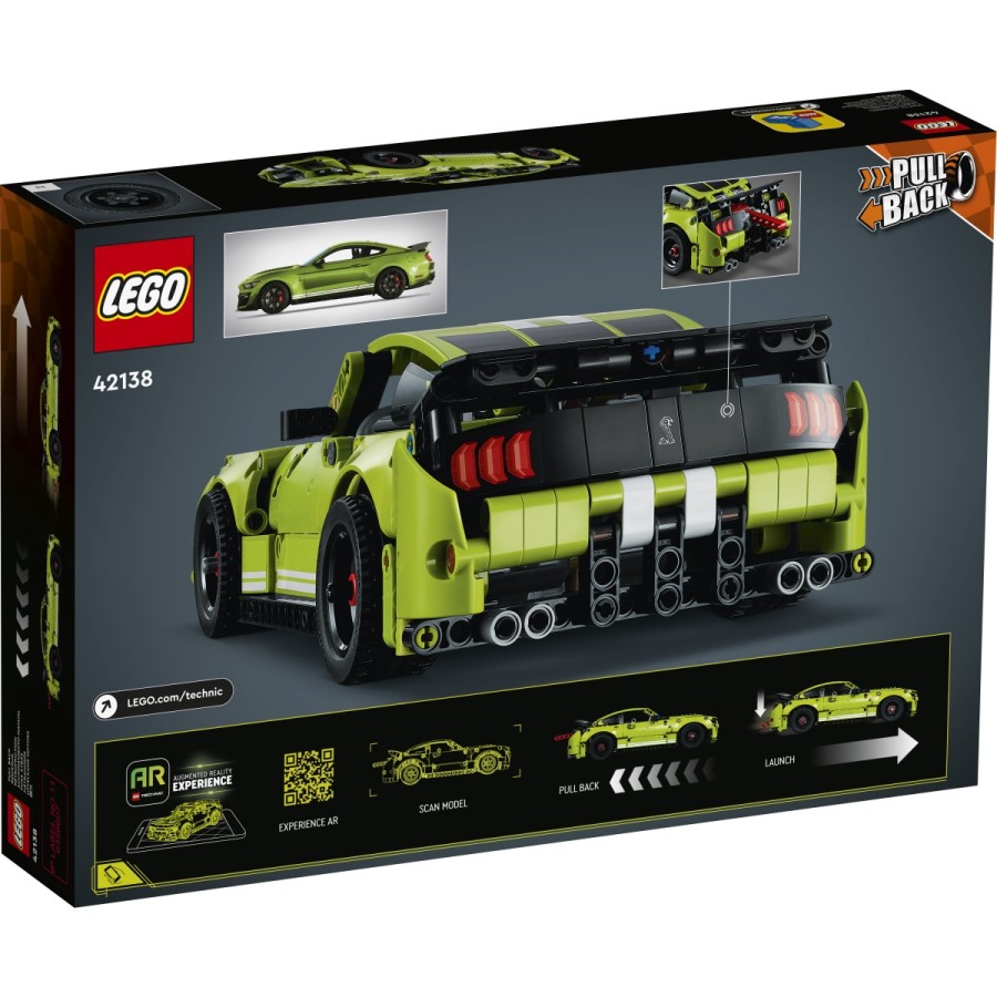 nato pa ga preizkusi. Poustvari vznemirjenje dirkališča in avto poženi na progo s kar dvema motorjema na poteg. Razišči vse lastnosti izboljšane resničnosti v aplikaciji LEGO Technic AR+. Po akcijski dirki boš lahko ponosno razstavil svoj avto.