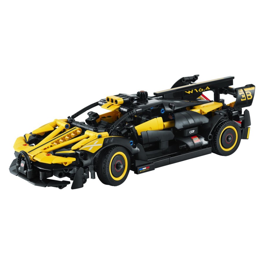 da sestaviš ikonični avtomobil s kompletom LEGO® Technic Bugatti Bolide. Pokaži vse podrobnosti avtomobila
