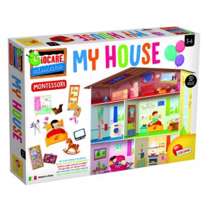 Sestavi 3D igralno hiško in vse postavi na svoje mesto.