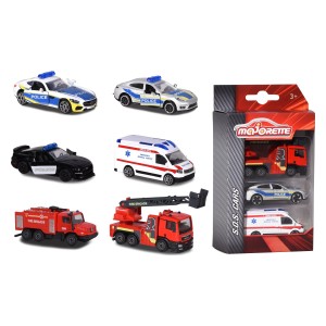 Set treh reševalnih vozil
