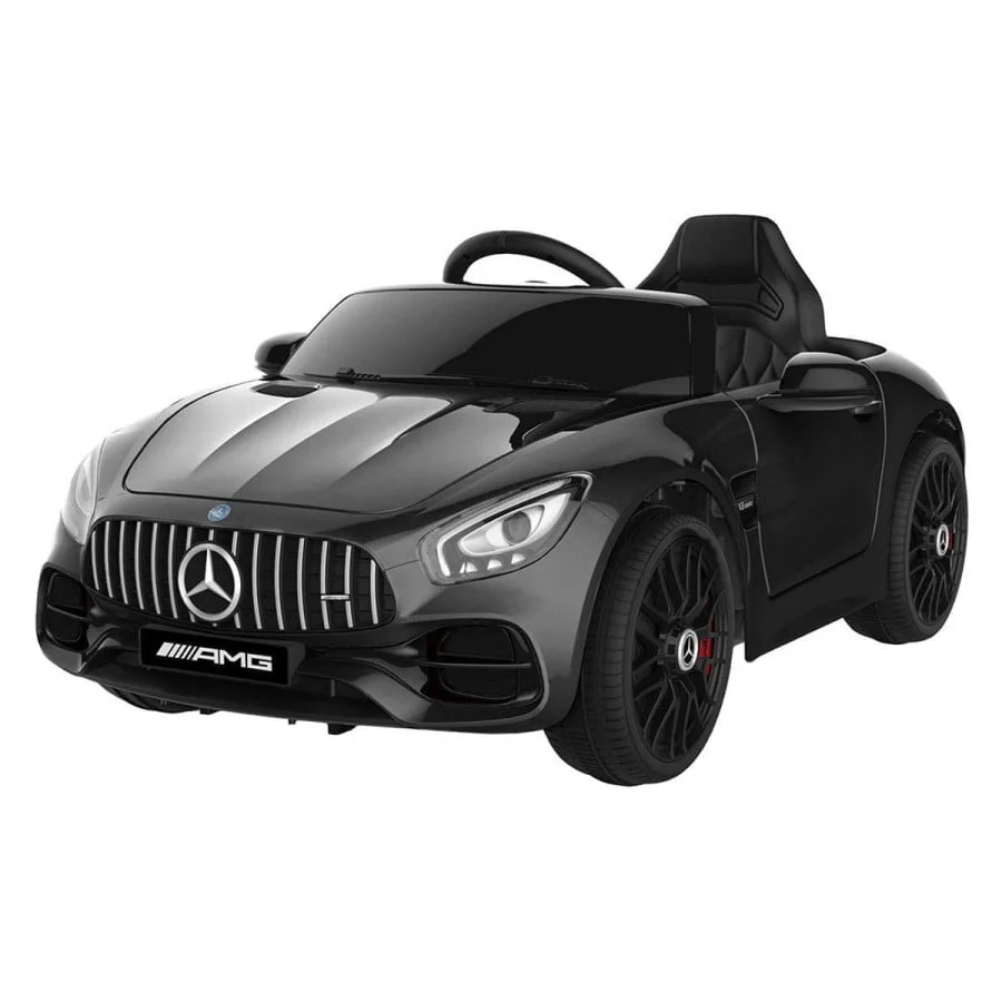 Licenčni avto na akumulator Mercedez Benz GT je  odlično vozilo za odkrivanje neposredne okolice doma.Lastnosti:- daljinec 2.4 GHz - baterija 12V4.5AH