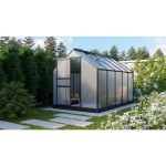 RASTLINJAK, VOLTE PLOŠČE VITAVIA PLANET 6200 HKP 6MM, 1,95X3,21M ČRNA - RASTLINJAK+ OKVIR ZA TEMELJ - slika 2