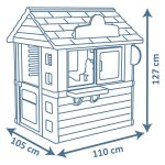 2 okni s polkni in drsnim polknom omogoča otrokom