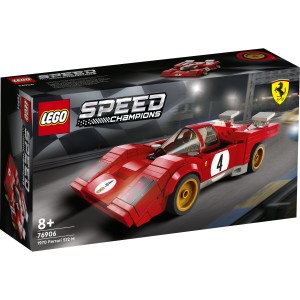 Podrobno spoznaj ikonski dirkalni avto z osupljivim modelom LEGO® Hitrostni prvaki 1970 Ferrari 512 M. Medtem ko ga sestavljaš kos za kosom