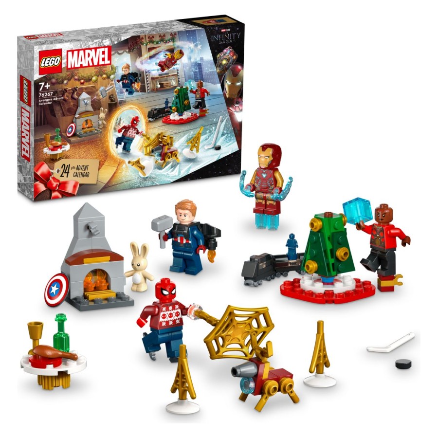 Vsak dan odpri nova vrata LEGO® Marvel adventnega koledarja Maščevalci
