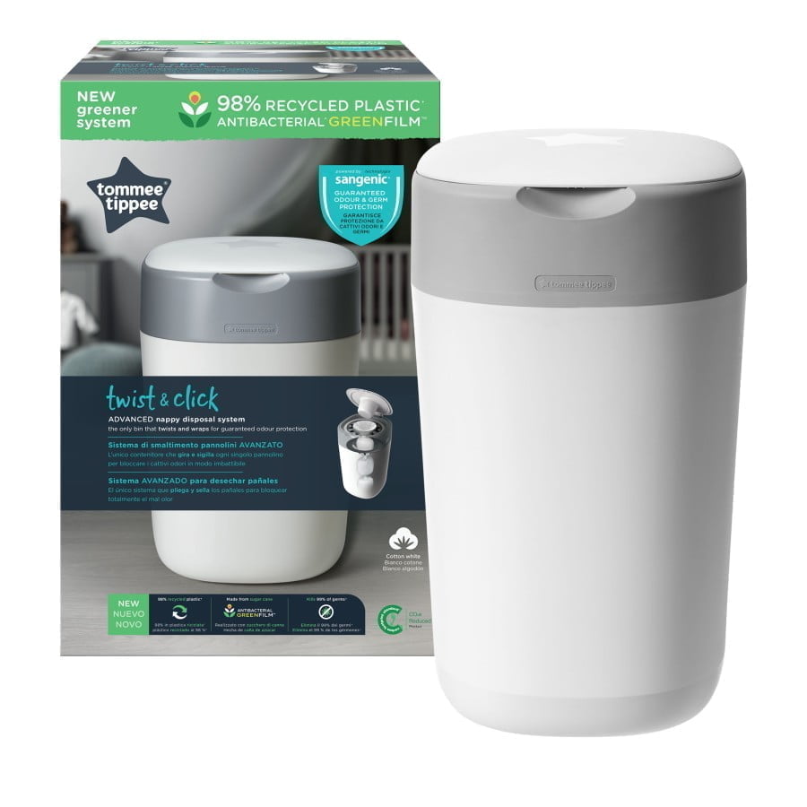 Tommee Tippee Sangenic Twist & Click – Koš za plenice nove generacijeKoš Tommee Tippee Sangenic Twict & Click je edini koš za plenice
