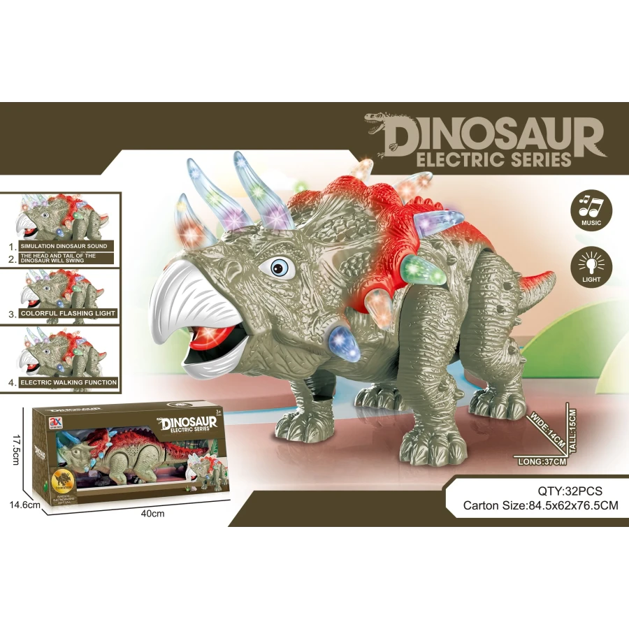 Funnykids dinozaver Triceratops 37cm