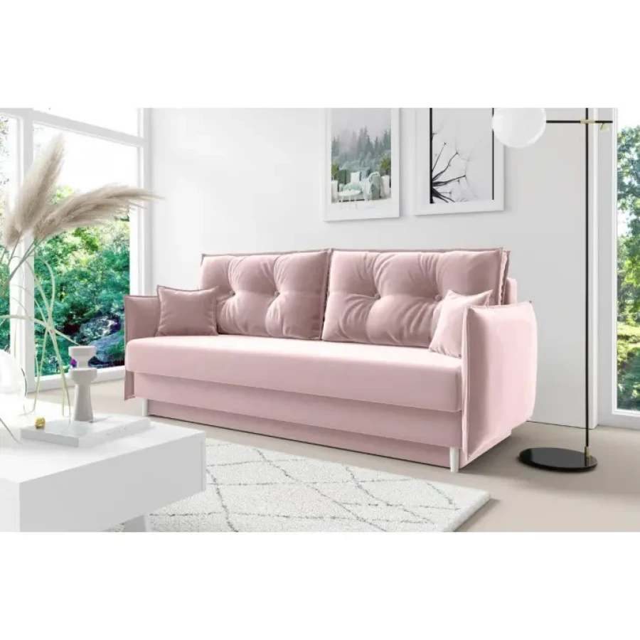 Kavč ALEJA je idealen kos pohištva, da popestri prostor. Je odlična garnitura po odlični ceni. Narejen je iz kvalitetnih materialov in kakovostnega blaga.
