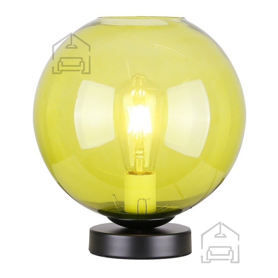 Material:: Kovina, Steklo Primerne žarnice: E27 Količina žarnic: 1x60W Barva:: Zelena Energijska nalepka: A++ - E Teža: 1,20 kg Žarnice: niso vključene v