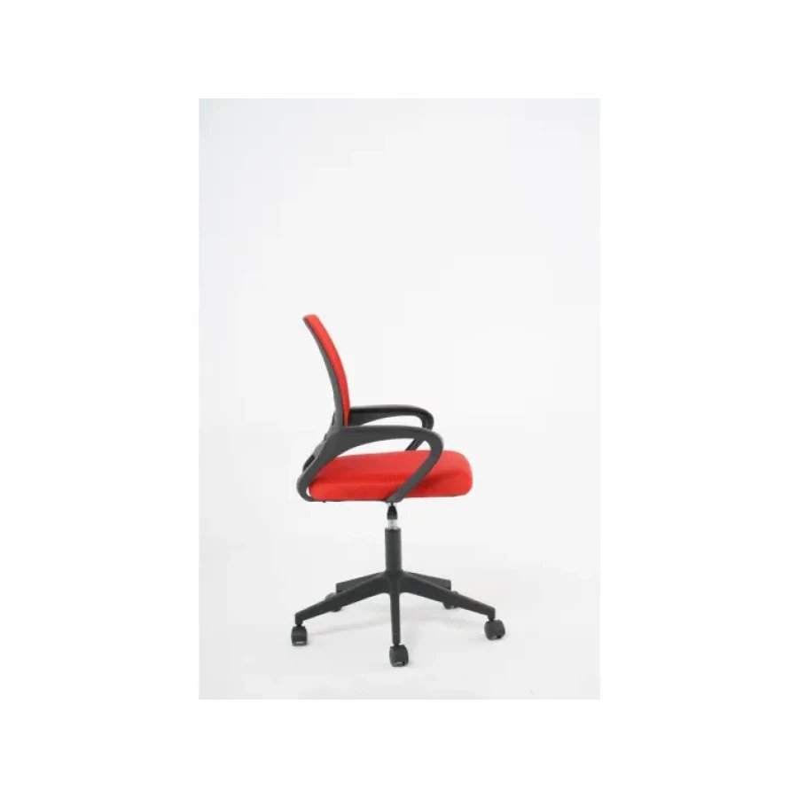 Pisarniški stol DISCO rdeča je vrtljiv stol, ki je nastavljiv po višini. Zagotavlja popolnoma zanesljivo uporabo ter vzdržljivost. Čvrsta podlaga in