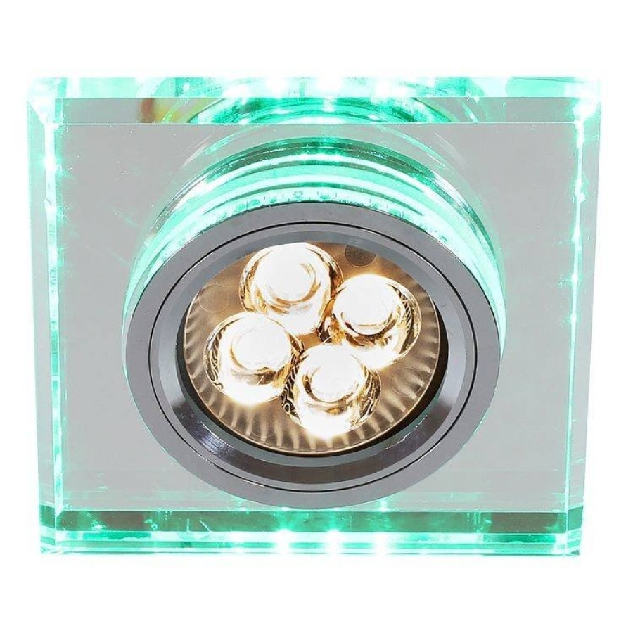 Material:: Steklo, Aluminij Vrsta: Stropna Primerne žarnice: GU10 Količina žarbnic: 1x50W Primerne žarnice: LED žarnica - 2,1W Barva:: Zelena Energijska