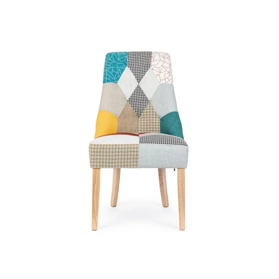 Jedilni stol ALATEA ima strukturno iz borovega lesa. Je mehek in prijeten za sedeti. Material: - Les Barva: - Lesene noge - Več barvni Dimenzije: širina:
