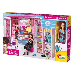 Sestavi čisto pravi modni butik in uživaj v stiliranju različnih outfitiv za svojo Barbie. V zbirki oblačil je nekaj oblek
