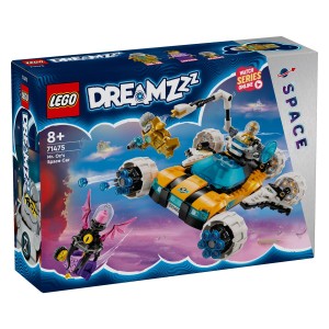 V kompletu LEGO® DREAMZzz™ Vesoljski avto g. Oza je spečega Jaydena ugrabila Temačna zalega! G. Oz je vstopil v sanjski svet