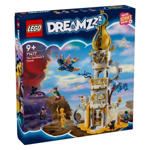 Pomagaj svojim najljubšim junakom obraniti Sandmanov stolp pred Nikoli-čarovnico z osupljivim kompletom za sestavljanje LEGO® DREAMZzz™
