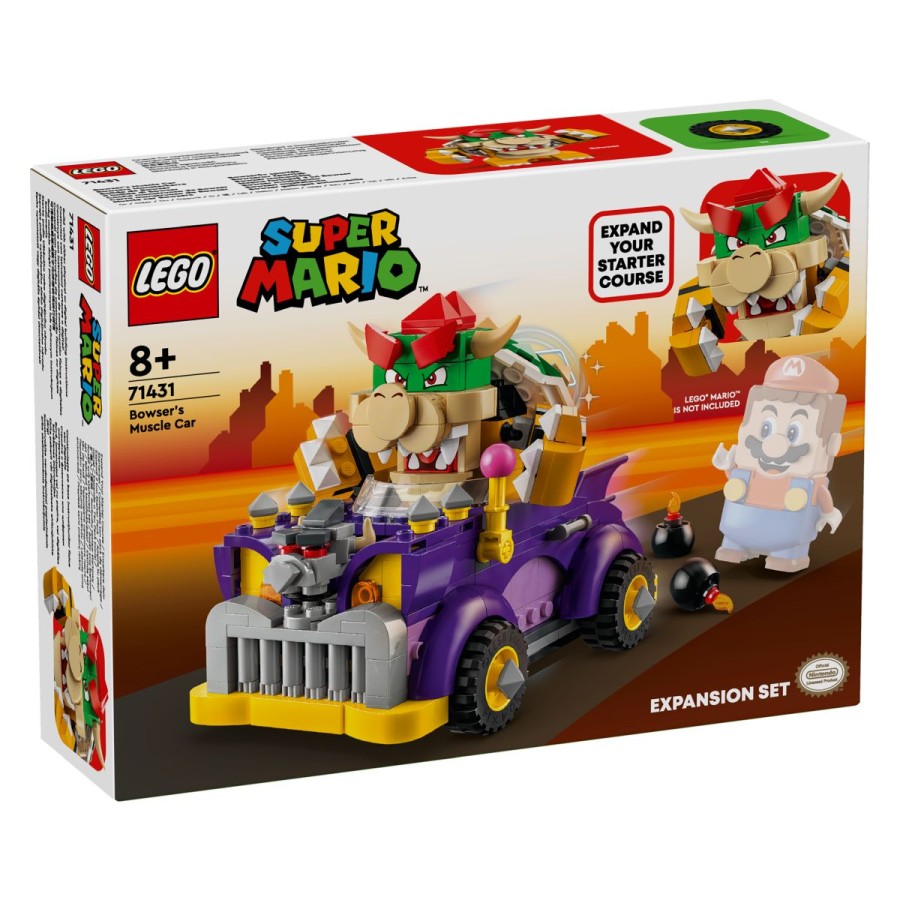 Ustvari razburljiv LEGO® Super Mario™ nivo za lov za zakladom z razširitvenim kompletom Dorriejina dogodivščina na ladijski razbitini (71432). Z interaktivnimi figurami LEGO® Mario™