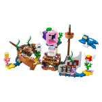 LEGO® Luigi™ ali LEGO® Peach™ (figure niso priložene) zajahaj Dorrie in razišči ladijsko razbitino. O