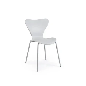 Jedilni stol TESSA je dobavljiv v sivi barvi. Naslonjalo in sedež sta iz plastike. Noge so kovinske. Dimenzije: širina: 50cm globina: 49,5cm višina: 82cm