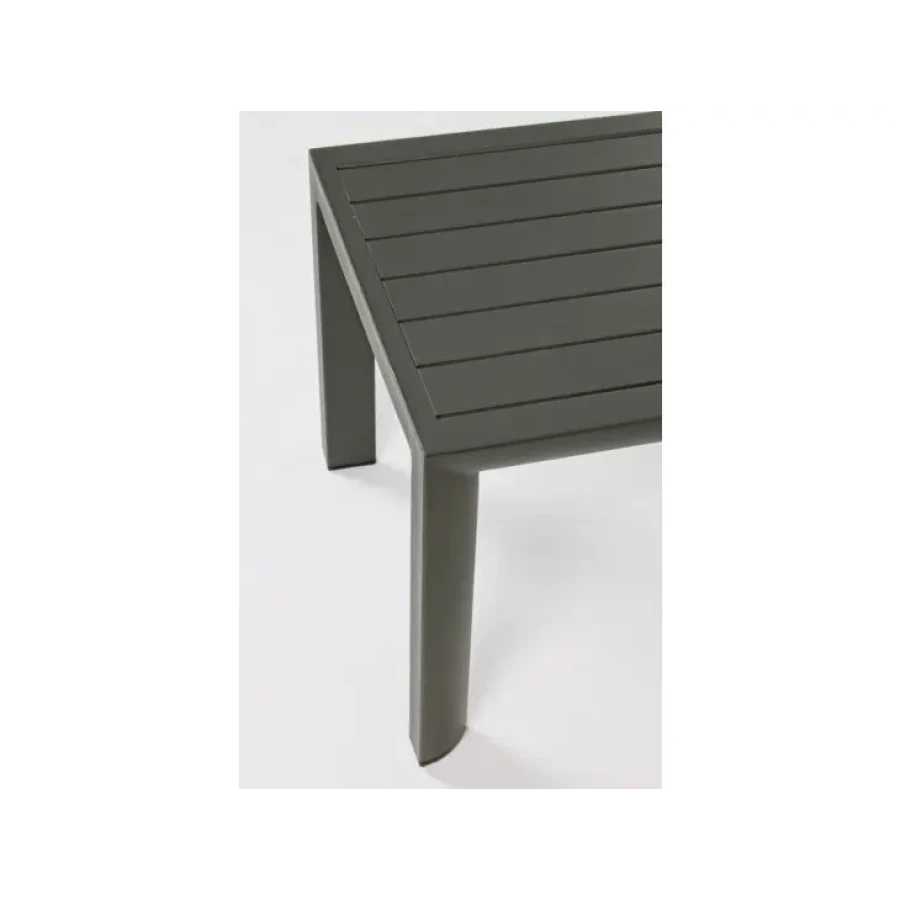 Vrtna miza CRUISE 40X40 GK52 antracit je narejena iz prašno prevajanega (poliester) aluminija. Material: - Poliester - Aluminij Barva: - Antracit Dimenzije: