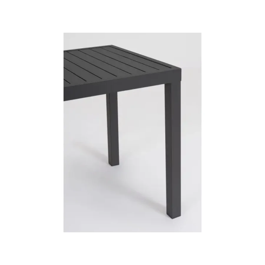 Vrtna miza HILDE 130X68 LH32 antracit je narejena iz aluminija, prašno barvana (poliester). Material: - Aluminij Barve: - Antracit Dimenzije: širina: 130cm