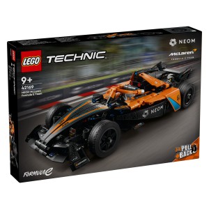 Med sestavljanjem dirkalnika LEGO® Technic NEOM McLaren Extreme E se pripravi na dirko z eno najboljših ekip Formula E. Med sestavljanjem avtomobila se lahko pretvarjaš