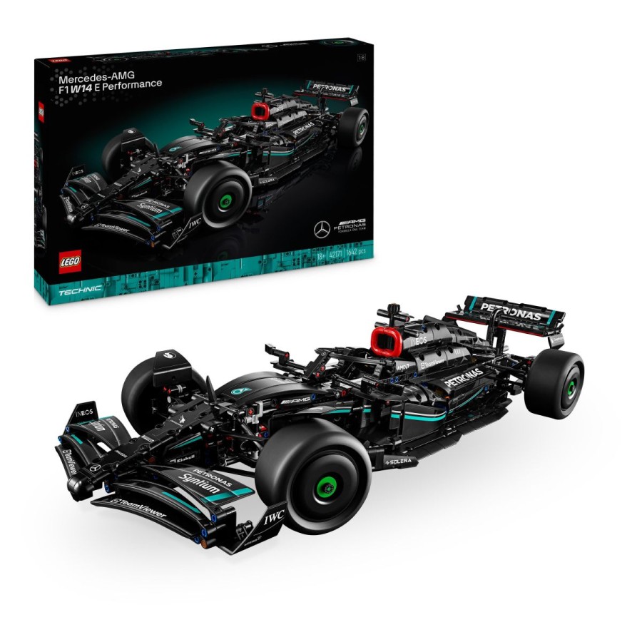potrebno za delovanje na najvišji ravni.Medtem ko sestavljaš model LEGO® Technic Mercedes-AMG F1 W14 E Performance