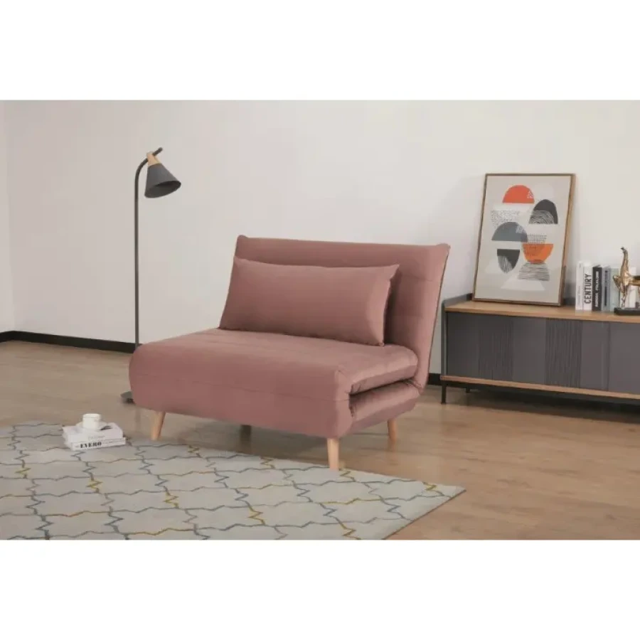 S foteljem ZOF 2 boste popestrili svoj bivalni prostor. Fotelj je kvaliteten in udoben. Narejena je iz žametne tkanine in je na voljo v dveh barvah. Podnožje