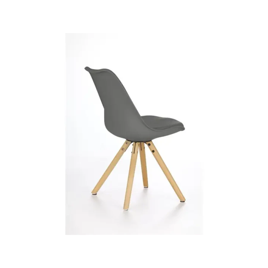 Moderen stol ANIKA3, je zelo kvalitetno narejen. Je odličen stol za vašo jedilnico. Barva: - siva / bukev Material: - umetno usnje - les -ABS Dimenzija stola