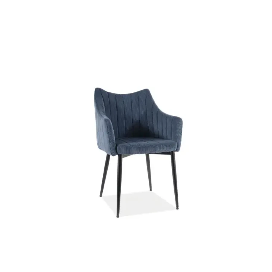 Jedilni stol AROL je narejen iz nežne tkanine v kombinaciji s kovinskimi nogami. Dobavljiv je v več barvah. Material: - Kovina - Nežna tkanina Barve: -