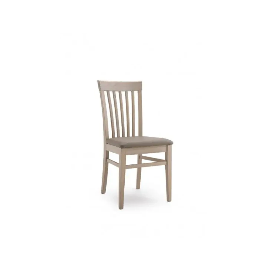 Masiven jedilni stol DEMETRA dobavljiv v sonoma barvi. Sedišče je iz blaga, nogice lesene. Na voljo je v barvi sedišča 5315. Izdelan v EU. Barva lesa: -