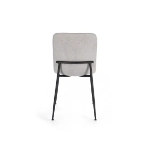 Jedilni stol RINAS siva je popolen kos pohištva za vas. Narejen je iz poliestra s kovinskimi nogami. Sedišče je kakovostno in zelo udobno. Dimenzije: