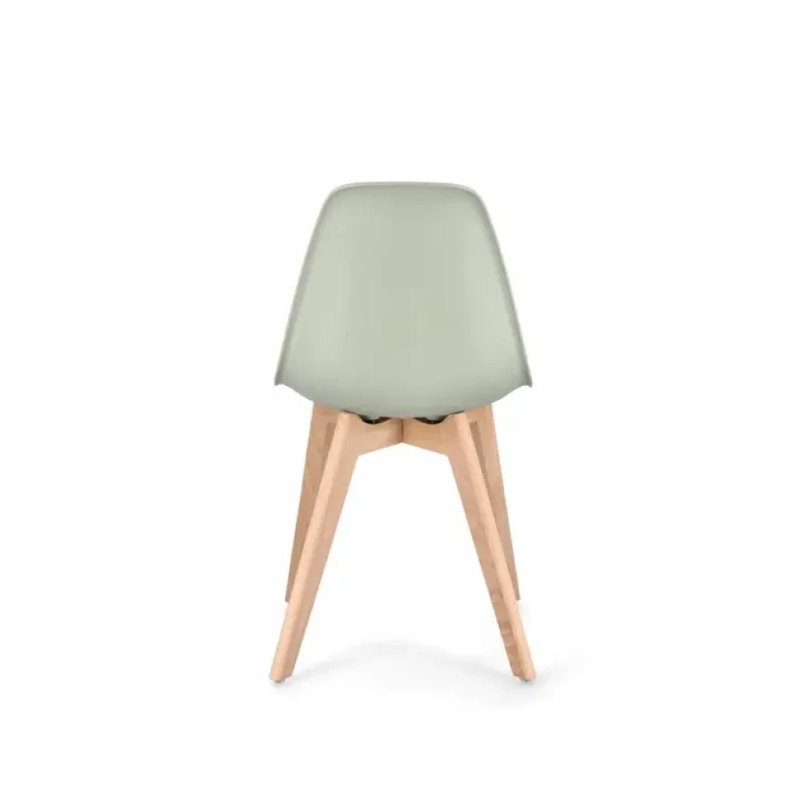 Jedilni stol SYSTEM zelen je eleganten kos pohištva, ki da poseben čar vašemu prostoru. Noge ima narejene iz bukovega lesa. Sedež in naslon je narejen iz
