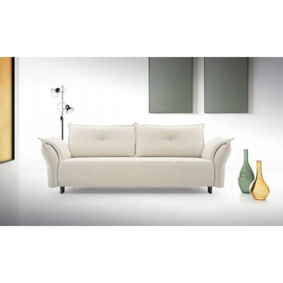 Kavč LOPAN je eleganten in funkcionalen kavč modernega videza, ki ga krasijo zanimive šivane stranice in udobne, prešite hrbtne blazine. Zaradi svojega
