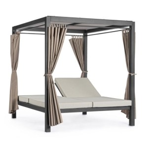 KOVINSKI LEŽALNIK BIZZOTTO DREAM CHARCOAL DAYBED