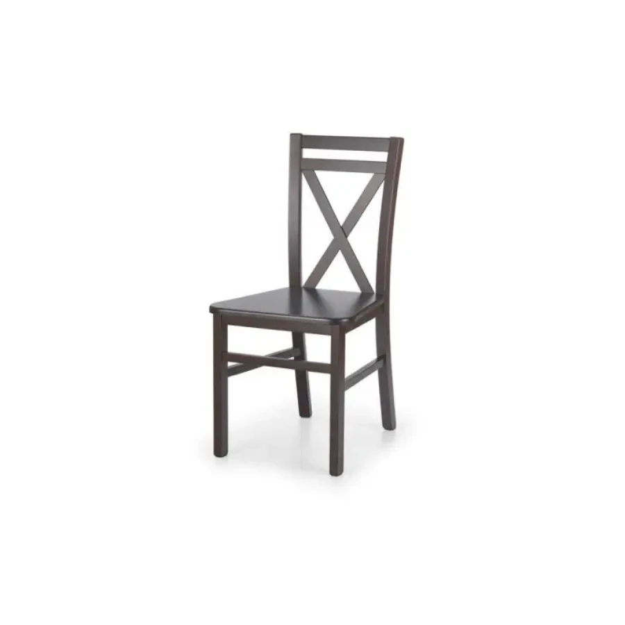Kuhinjski stol DARLA2 je preprost in kakovosten jedilni stol. Ogrodje je iz masivne bukve različnih barv lesa, prav tako sedišče. Dimenzije: - D: 42 x Š: