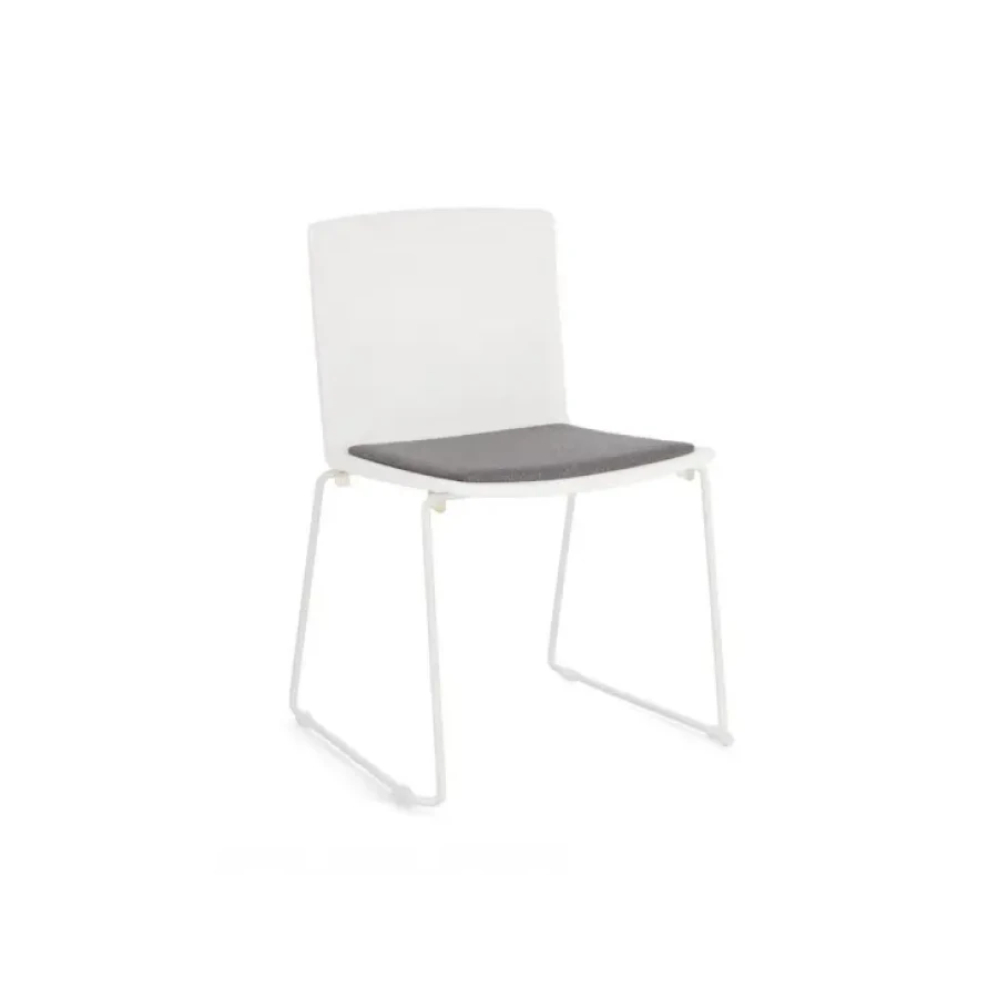 Kuhinjski stol GIULIA bela/siva je popolen kos pohištva za vas. Rdeča barva bo dala prav poseben čar in vdih vašemu prostoru. Narejen je iz kakovostne in
