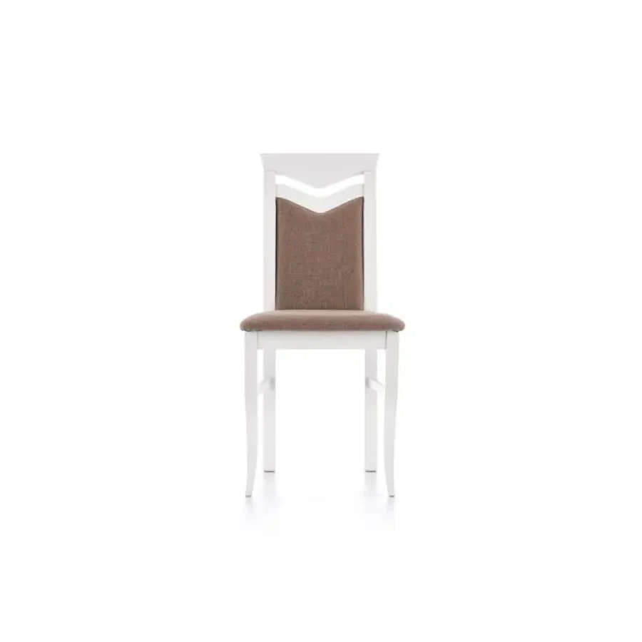 Kuhinjski stol KLASA2 je klasičen lesen stol gladkih linij. Dimenzije: - 44 x G: 43 x V: 96 cm Material: - Masivni bukov les / tkanina Barve: - Bela / siva