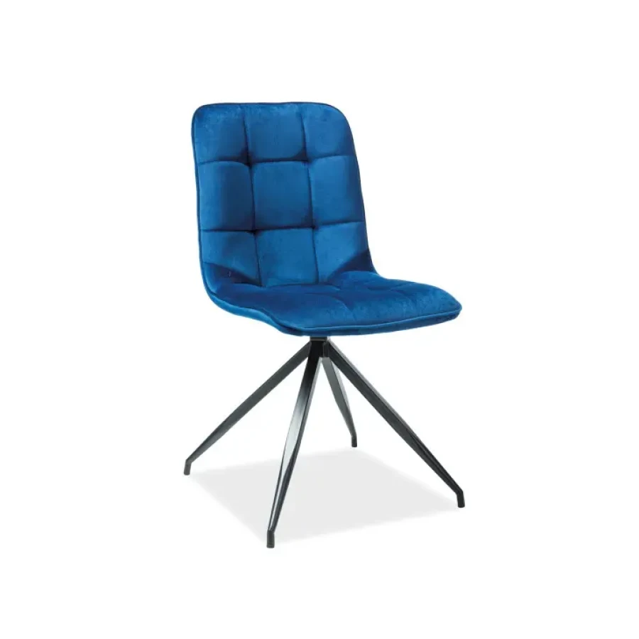 Kuhinjski stol TOX vas bo navdušil s svojim modernim dizajnom. Oblazinjen je v velvet tkanino katera je mehka na otip ter nudi udobje. Na voljo je v dveh