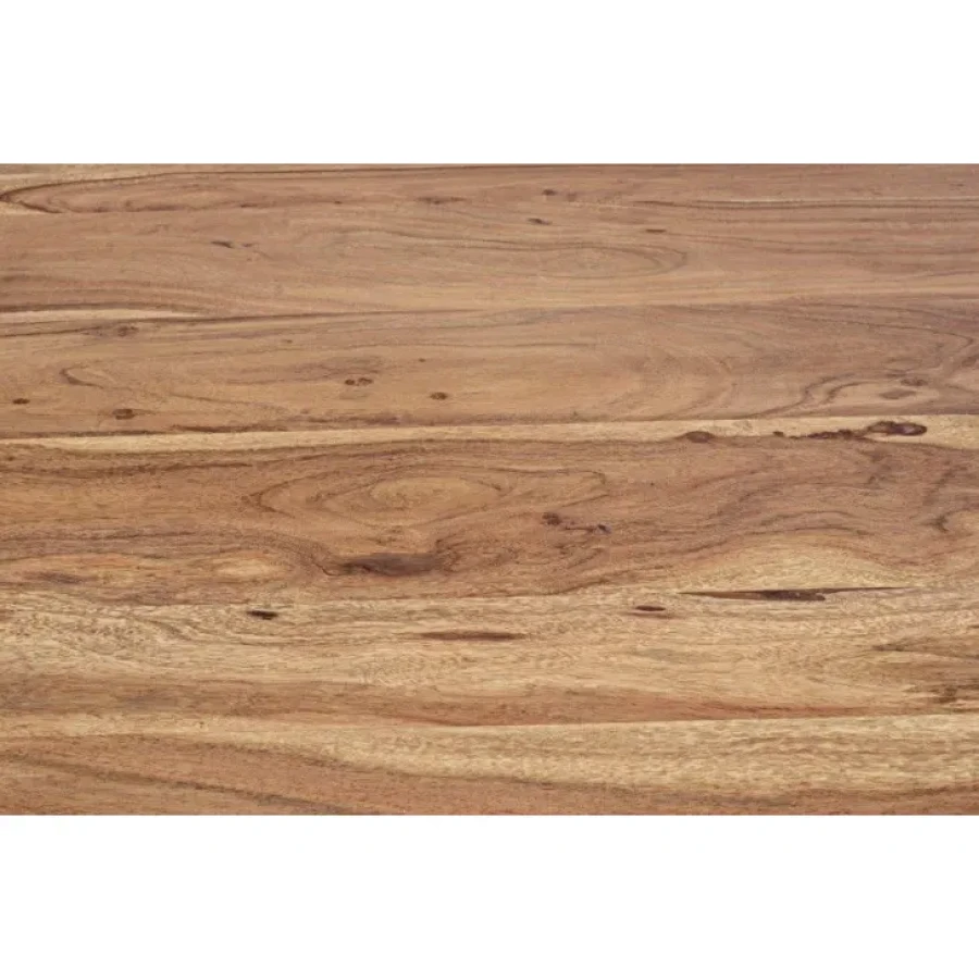 Miza EGON 200X100 je elegantna miza, ki je primerna za vsak prostor. Mizna plošča je narejena iz akacijevega lesa z kovinskimi miznimi nogami. Dimenzije: